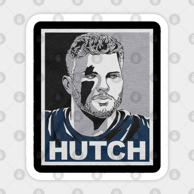 Aidan Hutchinson Hutch Sticker by Chunta_Design